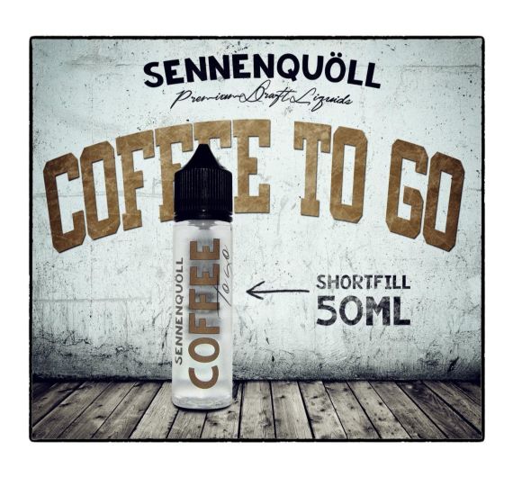 Sennenquöll Originals - Coffee to go - 50/60ml Liquid (Shortfill)