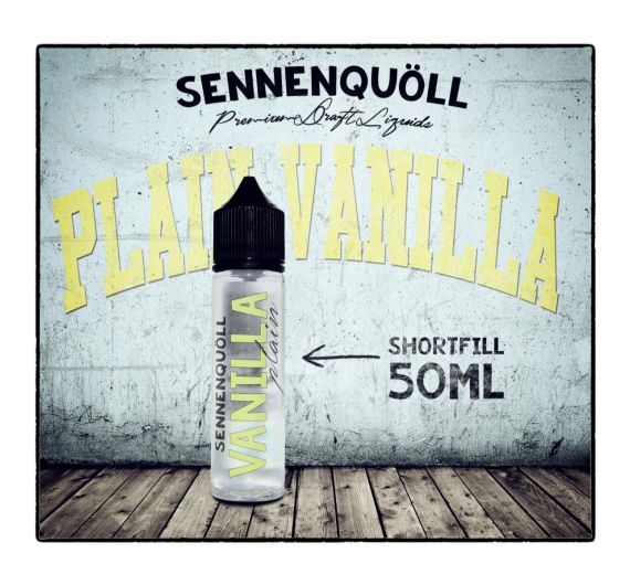 Sennenquöll Originals - Plain Vanilla - 50/60ml Liquid (Shortfill)