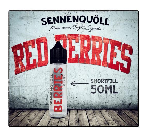 Sennenquöll Originals - Red Berries - 50/60ml Liquid (Shortfill)