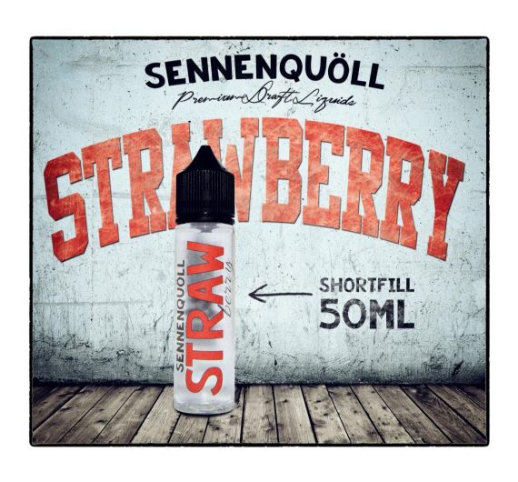 Sennenquöll Originals - Strawberry - 50/60ml Liquid (Shortfill)