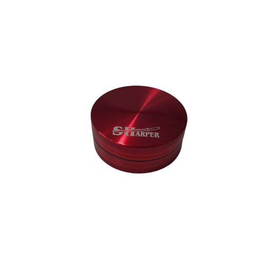 Sharper - Grinder - Push-Top Grinder (2.5") - Red