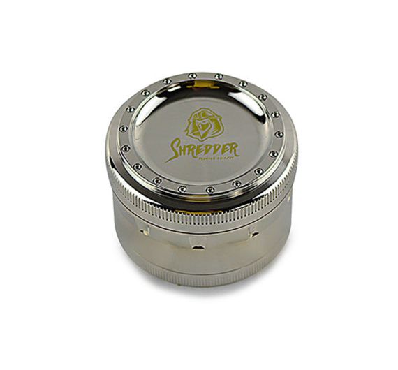 Shredder - Grinder - Fancy Rims (2.5") - Silver