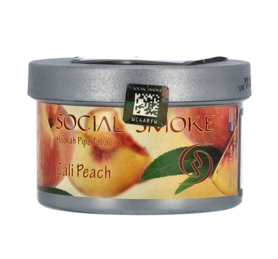 Social Smoke - Cali Peach - 100g - Shisha Tabak Social Smoke - Cali Peach - 100g - Shisha Tabak