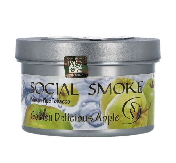 Social Smoke - Golden Delicious Apple - 250g - Shisha Tabak Social Smoke - Golden Delicious Apple - 250g - Shisha Tabak
