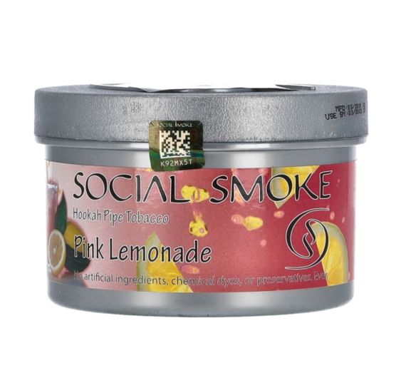 Social Smoke - Pink Lemonade - 250g - Shisha Tabak