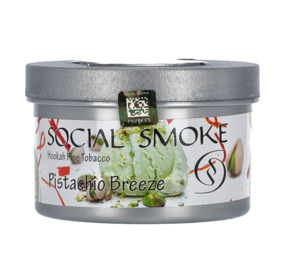 Social Smoke - Pistachio Breeze - 250g - Shisha Tabak