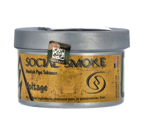 Social Smoke - Voltage - 100g - Shisha Tabak Social Smoke - Voltage - 100g - Shisha Tabak