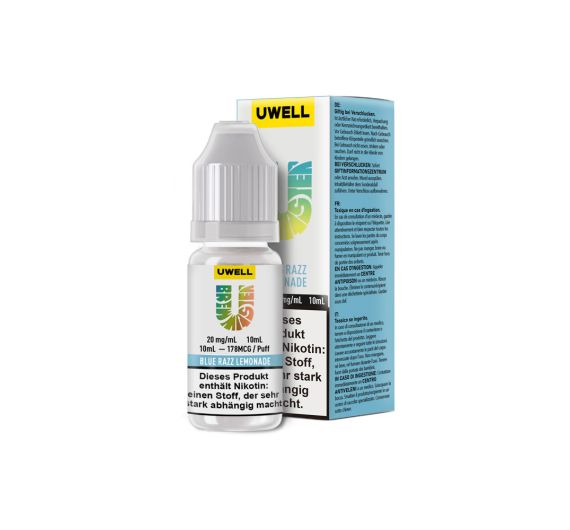 Uwell - Blue Razz Lemonade - 10ml Liquid (20mg Nik-Salz) Uwell - Blue Razz Lemonade - 10ml Liquid (20mg Nik-Salz)
