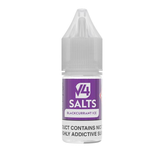 V4 Vapor - Blackcurrant Ice - 10ml Liquid (Nik-Salz)