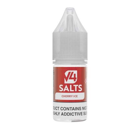V4 Vapor - Cherry Ice - 10ml Liquid (Nik-Salz)