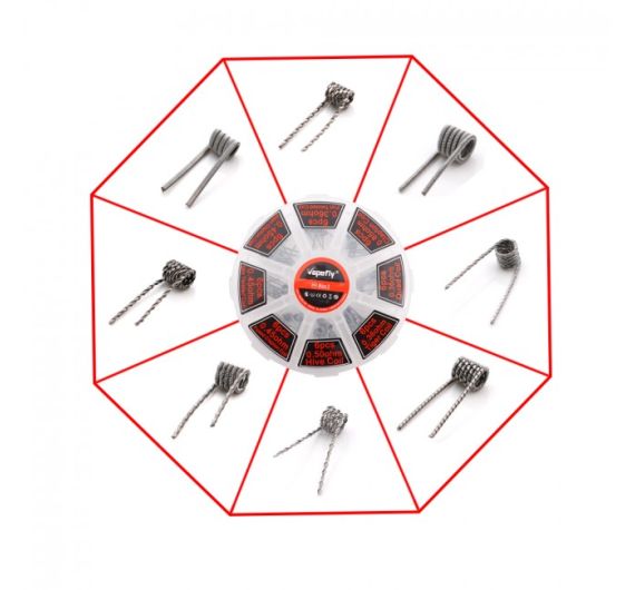 Vapefly 8 in 1 Wheel Coil Box