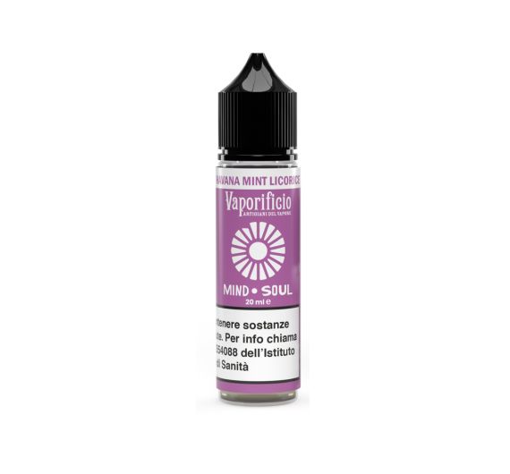 Vaporificio Mind Soul - Havana, Mint, Licorice - 20/60ml Liquid (Longfill)