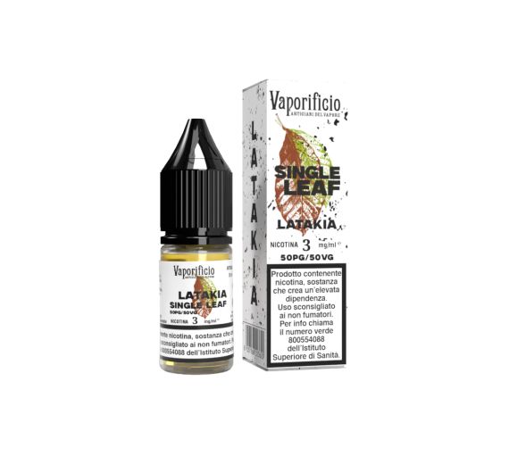 Vaporificio Single Leaf - Latakia - 10ml Liquid (Nikotin)
