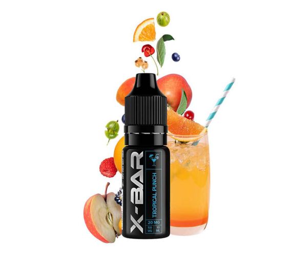 X-BAR - Tropical Punch - 10ml Liquid (Nik-Salz) X-BAR - Tropical Punch - 10ml Liquid (Nik-Salz)