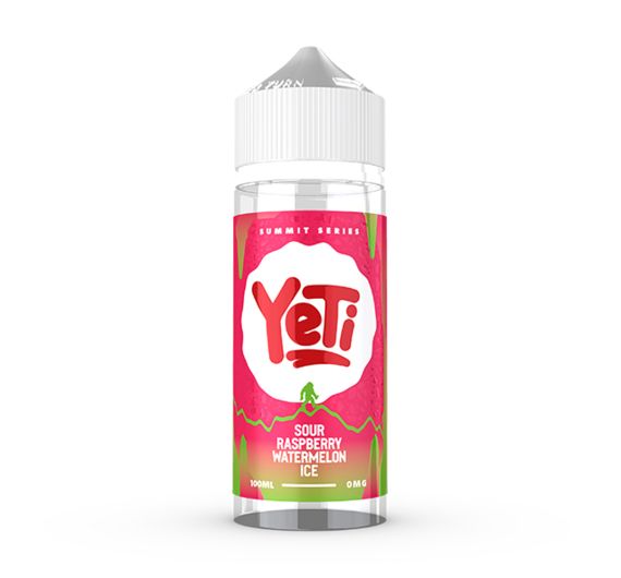 Yeti Summit Series - Sour Raspberry Watermelon Ice - 100/120ml Shortfill