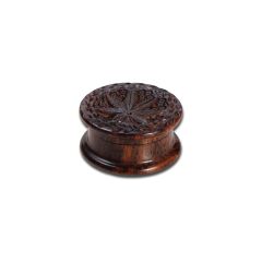 2-teilig Rosenholz Geschnitzt Leaf 2 - Grinder 2-teilig Rosenholz Geschnitzt Leaf 2 - Grinder