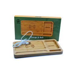 Afghan Hemp - Mischschale und Ladepanel - Bambus Afghan Hemp - Mischschale und Ladepanel - Bambus