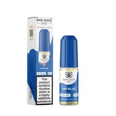Bar Juice 5000 - Mr Blue - 10ml Liquid (Nik-Salz) Bar Juice 5000 - Mr Blue - 10ml Liquid (Nik-Salz)