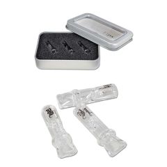 Black Leaf - 3 Glastips zum Eindrehen 7mm Black Leaf - 3 Glastips zum Eindrehen 7mm