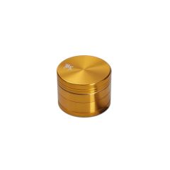 Black Leaf - 4-teilig Aluminium mit Sieb Gold - Grinder Black Leaf - 4-teilig Aluminium mit Sieb Gold - Grinder