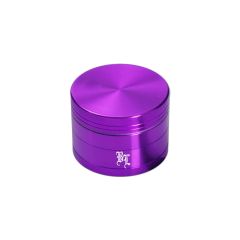 Black Leaf - 4-teilig Aluminium mit Sieb Violett - Grinder Black Leaf - 4-teilig Aluminium mit Sieb Violett - Grinder