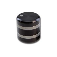 Black Leaf - 5-teilig Aluminium Silber/Schwarz - Grinder Black Leaf - 5-teilig Aluminium Silber/Schwarz - Grinder