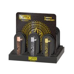 Clipper Classic - Metallfeuerzeug LEAVES PREMIUM Clipper Classic - Metallfeuerzeug LEAVES PREMIUM