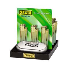 Clipper Classic - Metallfeuerzeug GREEN GRADIENT Clipper Classic - Metallfeuerzeug GREEN GRADIENT
