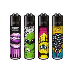 Clipper - Feuerzeuge LOVE MARTIANS - Assortiert Clipper - Feuerzeuge LOVE MARTIANS - Assortiert