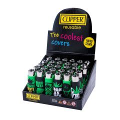 Clipper - PVC Covers Feuerzeug WEED STATEMENTS - Assortiert Clipper - PVC Covers Feuerzeug WEED STATEMENTS - Assortiert