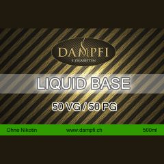 Dampfi Liquid Base - 500ml - 50-50 Dampfi Liquid Base - 500ml - 50-50