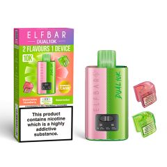 Elf Bar Dual 10K 20mg Hybrid System Watermelon Edition Elf Bar Dual 10K 20mg Hybrid System Watermelon Edition