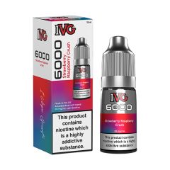 IVG 6000 - Strawberry Raspberry Crush - 10ml Liquid (Nik-Salz) IVG 6000 - Strawberry Raspberry Crush - 10ml Liquid (Nik-Salz)