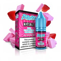 Just Juice Brutal - Sour Strawberry Bubblegum - 10ml Liquid (Nik-Salz) Just Juice Brutal - Sour Strawberry Bubblegum - 10ml Liquid (Nik-Salz)