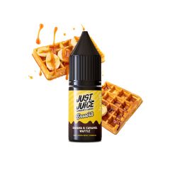 Just Juice Desserts - Banana & Caramel Waffle - 10ml Liquid (Nik-Salz) Just Juice Desserts - Banana & Caramel Waffle - 10ml Liquid (Nik-Salz)