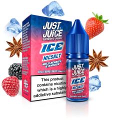 Just Juice Ice - Wild Berries & Aniseed - 10ml Liquid (Nik-Salz) Just Juice Ice - Wild Berries & Aniseed - 10ml Liquid (Nik-Salz)