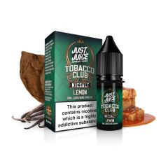 Just Juice Tobacco - Lemon - 10ml Liquid (Nik-Salz) Just Juice Tobacco - Lemon - 10ml Liquid (Nik-Salz)
