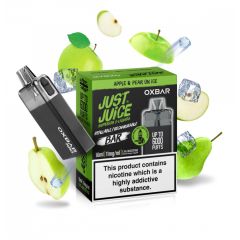 Just Juice - X Oxbar RRB - Apple & Pear on Ice - POD System (6000 Puff) 11 mg Just Juice - X Oxbar RRB - Apple & Pear on Ice - POD System (6000 Puff) 11 mg