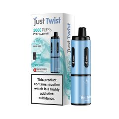 Just Twist 3000 - NS20mg - Hybrid System Blue Battery - Clear Just Twist 3000 - NS20mg - Hybrid System Blue Battery - Clear