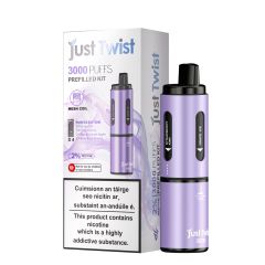Just Twist 3000 - NS20mg - Hybrid System Purple Battery - Purple Edition Just Twist 3000 - NS20mg - Hybrid System Purple Battery - Purple Edition