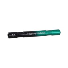 KD - Alu-Snorter Erfrischungsstäbchen - Zweifarbig Schwarz/Türkis KD - Alu-Snorter Erfrischungsstäbchen - Zweifarbig Schwarz/Türkis