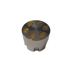 Novelty Grinder - Grinder - Bullet Chamber (2") - Silver Novelty Grinder - Grinder - Bullet Chamber (2") - Silver