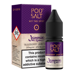 Pod Salt Fusion - Blueberry Jam Tart - 10ml Liquid (Nik-Salz) Pod Salt Fusion - Blueberry Jam Tart - 10ml Liquid (Nik-Salz)