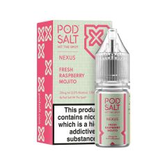 Pod Salt Nexus - Fresh Raspberry Mojito - 10ml Liquid (Nik-Salz) Pod Salt Nexus - Fresh Raspberry Mojito - 10ml Liquid (Nik-Salz)