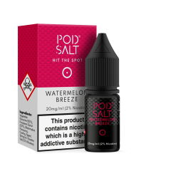 Pod Salt - Watermelon Breeze - 10ml Liquid (20mg Nik-Salz) Pod Salt - Watermelon Breeze - 10ml Liquid (20mg Nik-Salz)