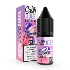 Salty Joe's Bar Refill - Kiwi Passionfruit Guava Ice - 10ml Liquid (Nik-Salz) Salty Joe's Bar Refill - Kiwi Passionfruit Guava Ice - 10ml Liquid (Nik-Salz)