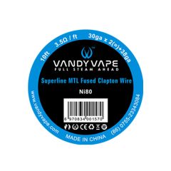 VandyVape Superfine MTL Fused Clapton Draht 30GA*2+38GA VandyVape Superfine MTL Fused Clapton Draht 30GA*2+38GA