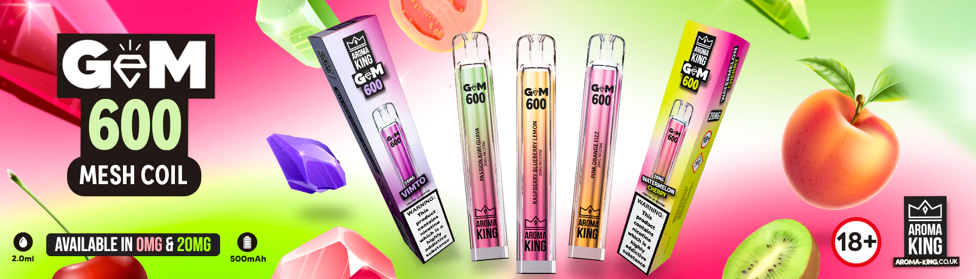 Aroma King Vapes kaufen - Premium Einweg E-Zigaretten | Dampfi